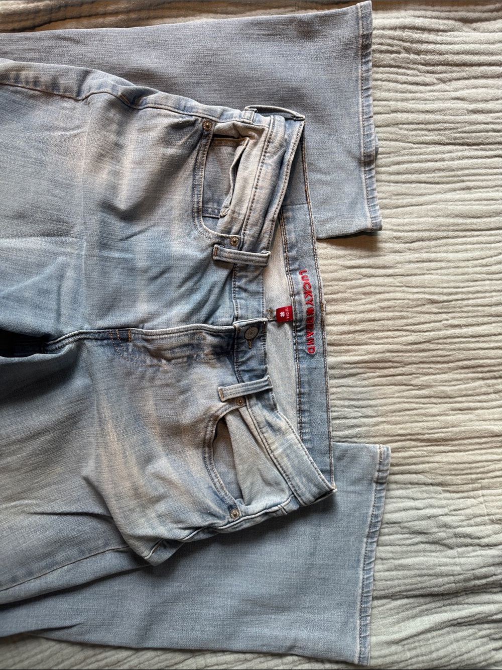 Lucky Brand Light Blue Flare Jeans - Picture 2 of 6